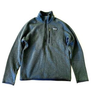Patagonia Navy Quarter-Zip Better Sweater Fleece Pullover/XS